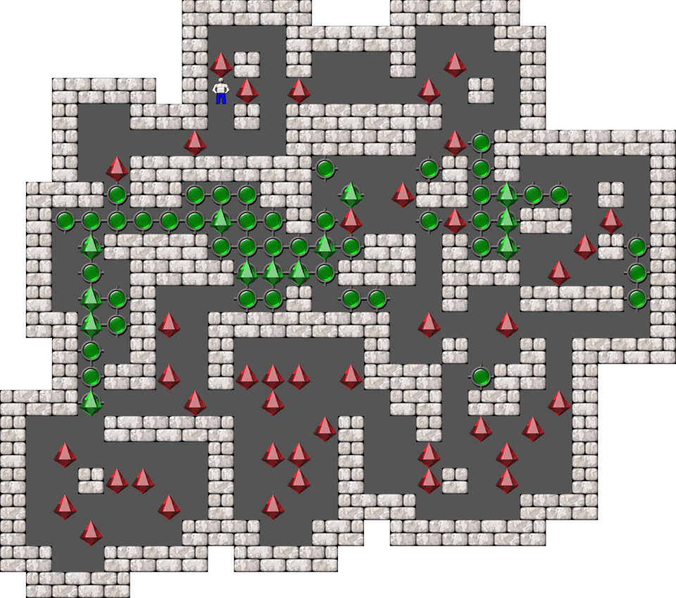 Sokoban Mass Remodel level 250